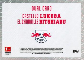 2023-24 Topps Bundesliga Summer Signings #NNO Castello Lukeba / El Chadaille Bitshiabu Back
