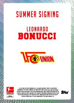 2023-24 Topps Bundesliga Summer Signings - Holo Foil #NNO Leonardo Bonucci Back