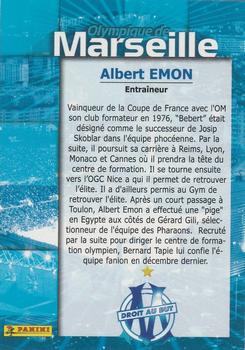 2001-02 Panini Droit au But Olympique de Marseille #6 Albert Emon Back