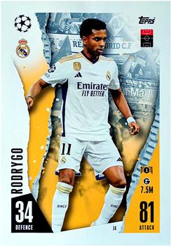 2023-24 Topps Match Attax UEFA Club Competitions - Jumbo #J4 Rodrygo Front