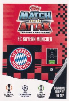 2023-24 Topps Match Attax UEFA Club Competitions - UCL Centurion Memento Relic #CR-MN Manuel Neuer Back