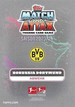 2023-24 Topps Match Attax Bundesliga #110 Niklas Süle Back