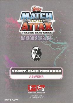 2023-24 Topps Match Attax Bundesliga #162 Christian Günter Back