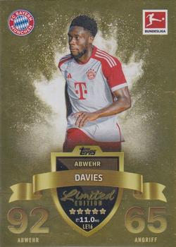 2023-24 Topps Match Attax Bundesliga - Limited Edition #LE16 Alphonso Davies Front