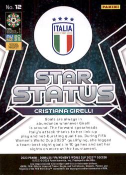2023 Donruss FIFA Women's World Cup - Star Status #12 Cristiana Girelli Back