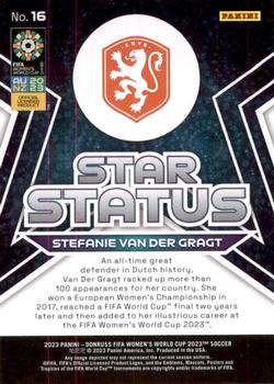 2023 Donruss FIFA Women's World Cup - Star Status #16 Stefanie Van Der Gragt Back