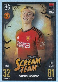 2023-24 Topps Match Attax UEFA Club Competitions - Scream Team #ST 1 Rasmus Højlund Front