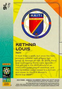 2023 Donruss FIFA Women's World Cup - Silver #76 Kethna Louis Back