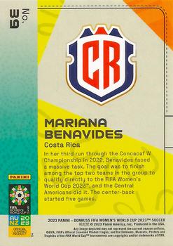 2023 Donruss FIFA Women's World Cup - Red #39 Mariana Benavides Back