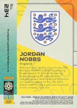 2023 Donruss FIFA Women's World Cup - Base SP Autographs #234 Jordan Nobbs Back