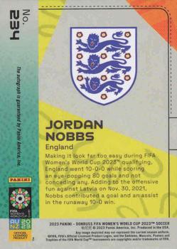 2023 Donruss FIFA Women's World Cup - Base SP Autographs Silver #234 Jordan Nobbs Back