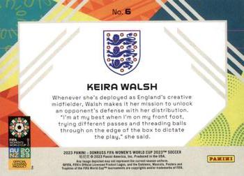 2023 Donruss FIFA Women's World Cup - Field Vision #6 Keira Walsh Back