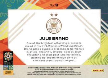 2023 Donruss FIFA Women's World Cup - Field Vision #9 Jule Brand Back
