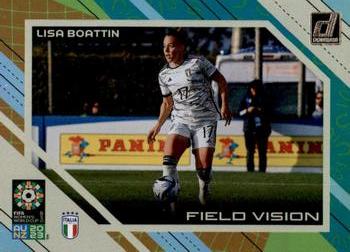 2023 Donruss FIFA Women's World Cup - Field Vision #11 Lisa Boattin Front