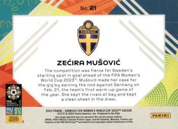 2023 Donruss FIFA Women's World Cup - Field Vision #21 Zecira Musovic Back