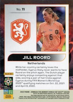 2023 Donruss FIFA Women's World Cup - Intergalactic #11 Jill Roord Back