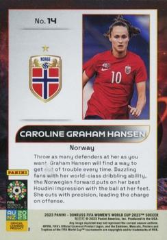 2023 Donruss FIFA Women's World Cup - Intergalactic #14 Caroline Graham Hansen Back