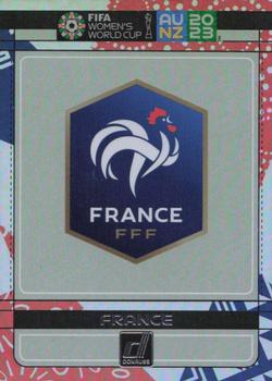 2023 Donruss FIFA Women's World Cup - Team Badges #10 France Front