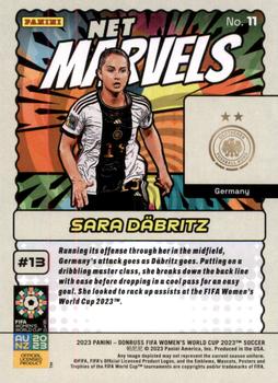 2023 Donruss FIFA Women's World Cup - Net Marvels #11 Sara Daebritz Back
