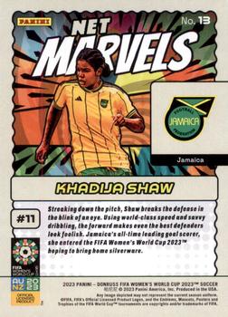 2023 Donruss FIFA Women's World Cup - Net Marvels #13 Khadija Shaw Back