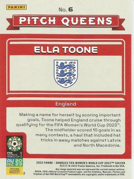 2023 Donruss FIFA Women's World Cup - Pitch Queens #6 Ella Toone Back