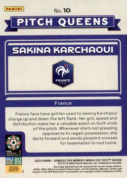 2023 Donruss FIFA Women's World Cup - Pitch Queens #10 Sakina Karchaoui Back