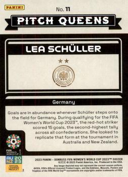 2023 Donruss FIFA Women's World Cup - Pitch Queens #11 Lea Schuller Back
