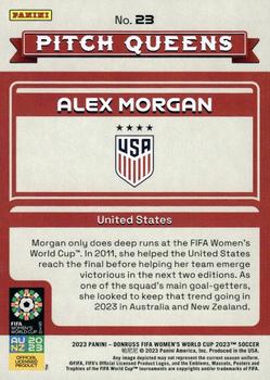 2023 Donruss FIFA Women's World Cup - Pitch Queens Red #23 Alex Morgan Back