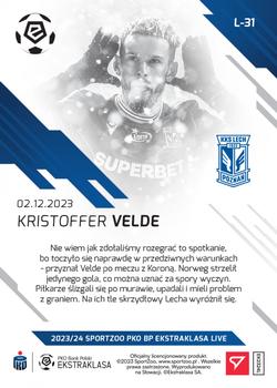 2023-24 SportZoo Live PKO Bank Polski Ekstraklasa #L-31 Kristoffer Velde Back