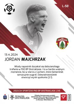 2023-24 SportZoo Live PKO Bank Polski Ekstraklasa #L-58 Jordan Majchrzak Back