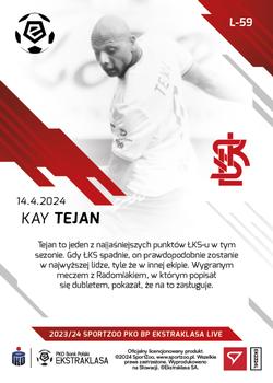 2023-24 SportZoo Live PKO Bank Polski Ekstraklasa #L-59 Kay Tejan Back