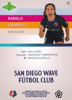 2023 Parkside NWSL San Diego Wave FC #13 Danielle Colaprico Back