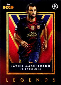 2023-24 Topps Deco UEFA Club Competitions - Legends #NNO Javier Mascherano Front