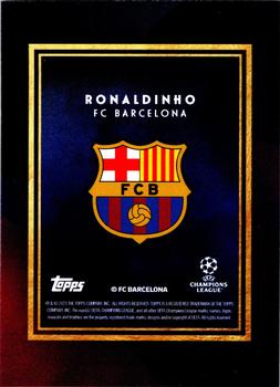 2023-24 Topps Deco UEFA Club Competitions - Legends #NNO Ronaldinho Back