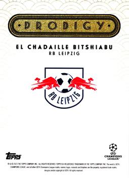 2023-24 Topps Deco UEFA Club Competitions - Prodigy #NNO El Chadaille Bitshiabu Back