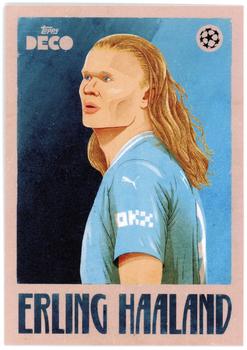 2023-24 Topps Deco UEFA Club Competitions - Artistry #NNO Erling Haaland Front