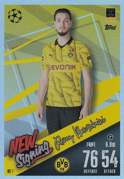 2023-24 Topps Match Attax UEFA Club Competitions - New Signing #NS 7 Ramy Bensebaini Front