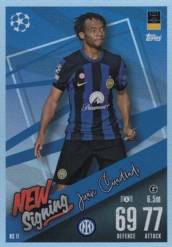 2023-24 Topps Match Attax UEFA Club Competitions - New Signing #NS 11 Juan Cuadrado Front