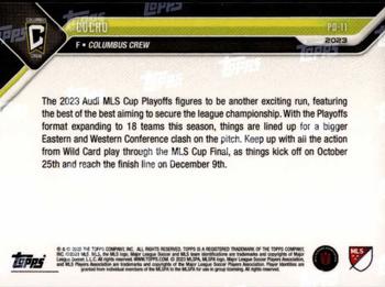 2023 Topps Now MLS Cup Playoffs #PO-11 Cucho Back