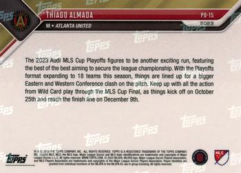 2023 Topps Now MLS Cup Playoffs #PO-15 Thiago Almada Back