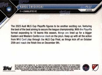 2023 Topps Now MLS Cup Playoffs #PO-27 Karol Świderski Back
