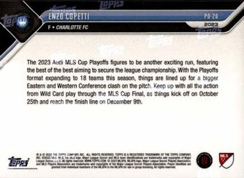 2023 Topps Now MLS Cup Playoffs #PO-28 Enzo Copetti Back