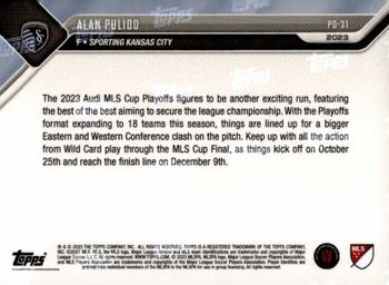 2023 Topps Now MLS Cup Playoffs #PO-31 Alan Pulido Back