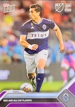 2023 Topps Now MLS Cup Playoffs - Purple #PO-26 Brian White Front