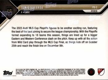 2023 Topps Now MLS Cup Playoffs - Red #PO-2 Denis Bouanga Back
