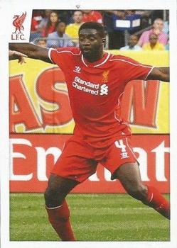 2014-15 Panini Liverpool FC Official Sticker Collection #23 Kolo Touré Front