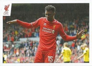 2014-15 Panini Liverpool FC Official Sticker Collection #56 Daniel Sturridge Front