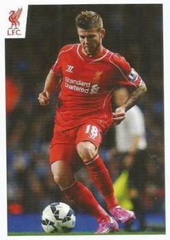 2014-15 Panini Liverpool FC Official Sticker Collection #63 Alberto Moreno Front