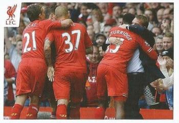 2014-15 Panini Liverpool FC Official Sticker Collection #167 Daniel Sturridge / Brendan Rodgers Front