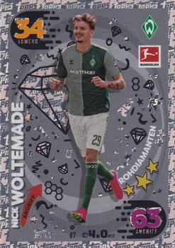 2023-24 Topps Match Attax Bundesliga - Rohdiamant Foil #87 Nick Woltemade Front